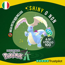 Mega Dragonite Shiny o Non ✨6 IV Leggende Pokémon Z-A Competitivo Legit ZA Z A