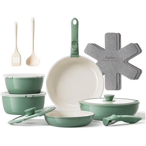 Set pentole ceramica pezzi - set,
