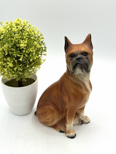 Statua statuina cane boxer