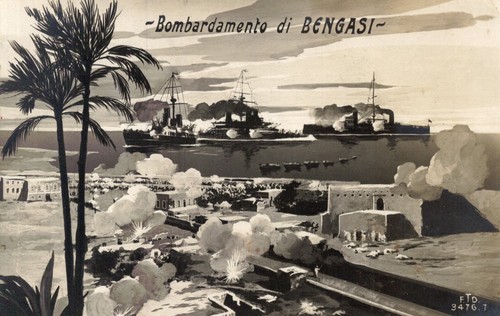 Cartolina bombardamento di - cartolina,