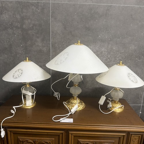 Tris lampade murano - in,