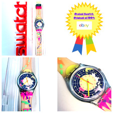 Swatch Gent North Pole GN121 1992 Nuovo Vintage Orologio da polso Anni 90 NOS