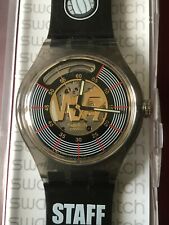 Orologio da polso SWATCH automatico EDWIN MOSES (SAZ106C)-NUOVO/NOS-Beach Volleyball Tour