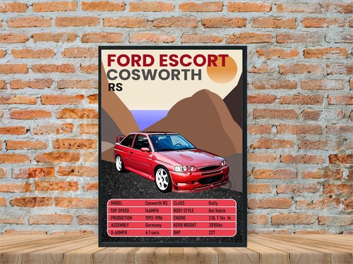Poster minimalista stampa ford - stampa,
