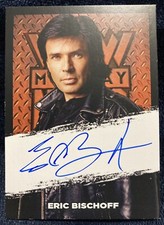 WCW auto card Eric Bischoff