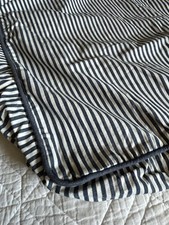 Copricuscino inferiore IKEA EKTORP divano 2 posti SIMRIS blu bianco a righe