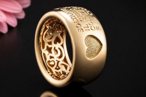 Anello cuore wempe oro rosa - anello,