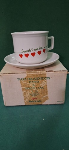 Tazza colazione piatto - colazione, +
