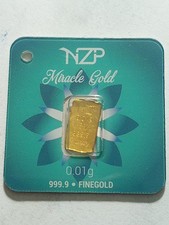 Mini lingotto in oro puro 24