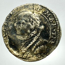 TRESANA - FRANCESCO GUGL. MALASPINA 1580-1613 -AG/ CAVALLOTTO 1595   RARISSIMA !