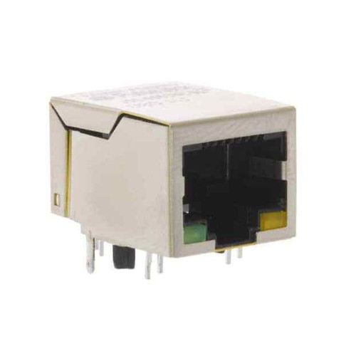 Conn magjack 1port base tx - 10, base-tx