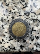 Moneta 500 Lire bicolore IFAD