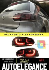 FANALI POSTERIORI LED PER VW GOLF 6 5K 08-12 ROSSO FUMO ORIGINALI R-LOOK