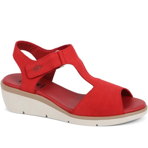Sandali con zeppa fly london - sandali,