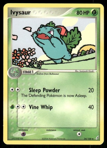 Pokemon cards ivysaur 100 - cards,