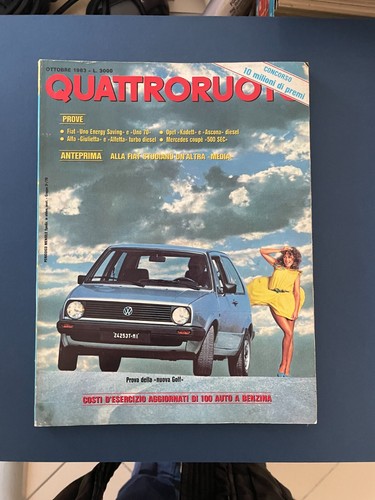 Rivista quattroruote ottobre - quattroruote,