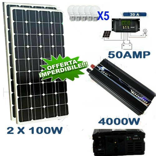 Kit fotovoltaico kw - kit,