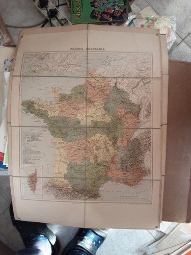 Vintage carta geografica - carta,