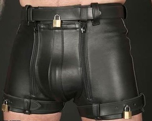 Pantaloncino uomo vera pelle - uomo,