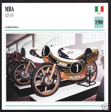 Scheda fotografica moto MBA