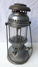 PETROMAX lampada a petrolio in stile LANTERNA in peltro vintage epoca grande