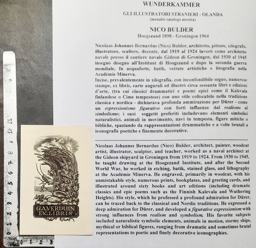 Wunderkammer exlibris 357 - wunderkammer, an