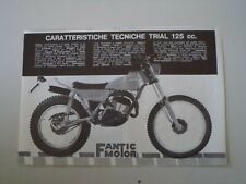 advertising Pubblicità 1980 MOTO FANTIC TRIAL 125