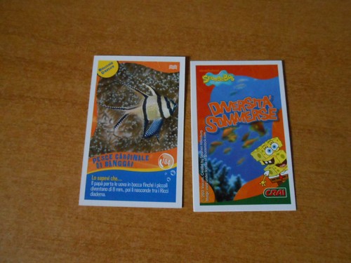 Figurina card spongebob - spongebob, crai