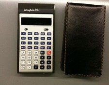 Calcolatrice Elettronica a cristalli liquidi Tecnosonic 778 vintage