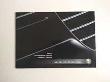 Depliant brochure Alfa Romeo 159 - allegato tecnico - 10/2006