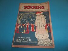 TOURING N.3 1908 LEON BEAUX & C. BICI BIANCHI UMBERTO BOCCIONI, ANTE FUTURISMO, 