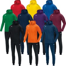 JAKO Classico Tuta Poliestere con Cappuccio Tuta Poliestere Allenamento M9450