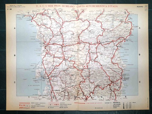 Carta geografica stradale