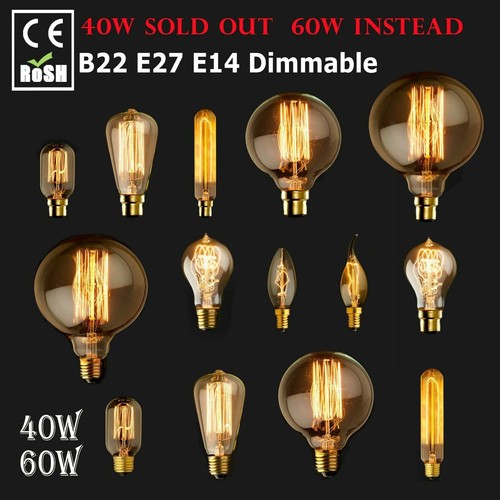 Lampadine e27 b22 e14 vintage - lampadine,