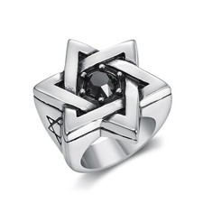 Anello uomo vintage stella - stella, di