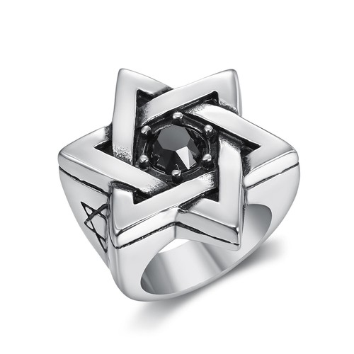 Anello uomo vintage stella - uomo,