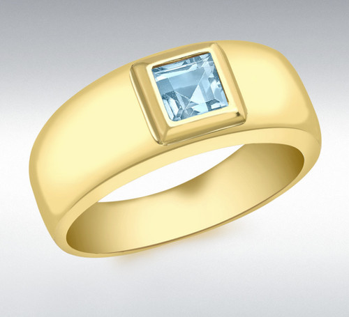 Anello topazio blu - anello,