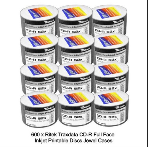 600 ritek traxdata r full - x, cd-r
