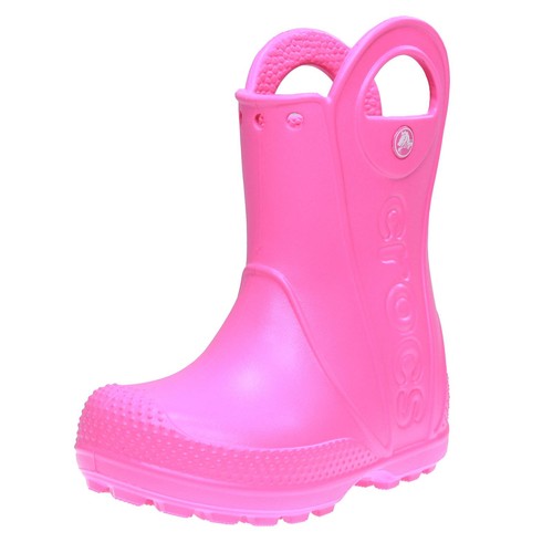 Crocs rain boot fuxia - fuxia,