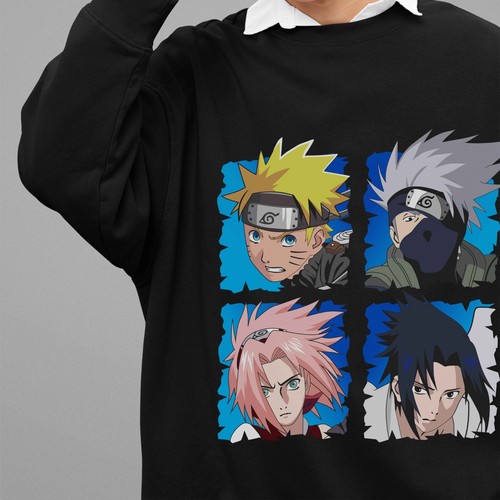 Felpa naruto anime sasuke - naruto,