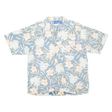 Camicia Hawaiana Da Uomo Blu A