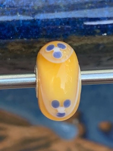 Trollbeads armadillo giallo - trollbeads,