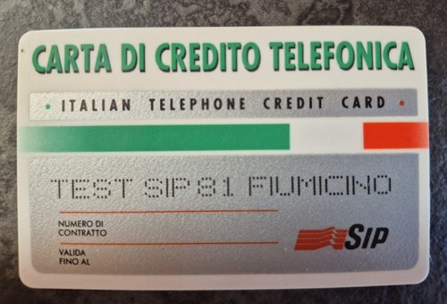 Scheda telefonica rara - telefonica,