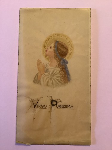 Santino simil pergamena virgo - simil,