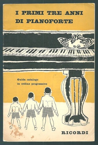 Primi tre anni pianoforte - i,