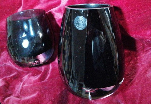 Coppia vaso vetro di - in,