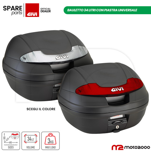 Kit bauletto nero givi - bauletto,