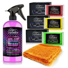 Kit Barra Argilla Auto Dettagli Fine Medio Pesante 3x100g Argilla Pura Definizione