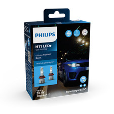 Philips Ultinon Pro6000 H11 LED 12V 11362U60 Omologazione ECE