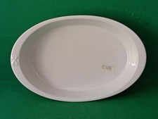 PIROFILA TEGLIA OVALE DA FORNO LE PORCELLANE DI BARILLA ANNI '80 NUOVA. CS9